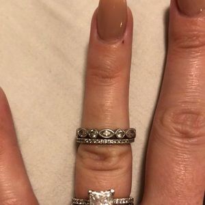 Sterling silver rings (2)